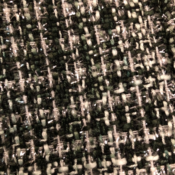 NWOT - Sparkly Silver, Black, Gray, & White Zip-up Jacket - Picture 16 of 16